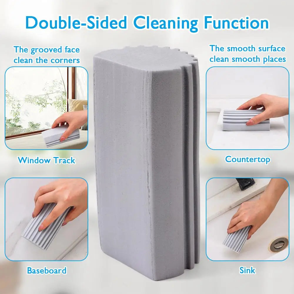 3pcs Duster for Cleaning Blinds Glass Magical Dust Cleaning Sponges Household Sponge Cleaning Brush Damp Clean Duster Sponge