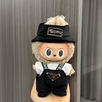 Labubu Doll Costume Set 15-17cm Cartoon Cute Dressing Up, Climbing Clothes Skirt Labubu Costume Accessories Replacement Props