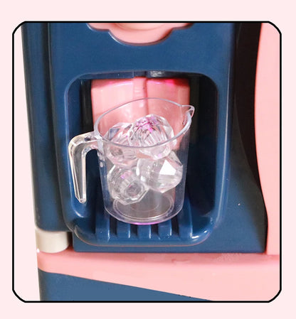 Refridge Simulation Toys For Kids, With Fog, Music & Lights, Kitchens Refrigerator Play Set For Children, Indoor Game, For Boys