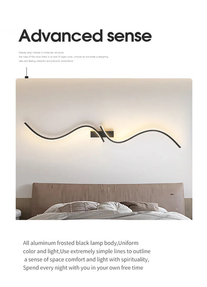 Modern Wall Lamp Letter LED Decorative Lights Nordic Living Room Wall light Corridor Hang Lamp Home Decoration Lighting Fixtures