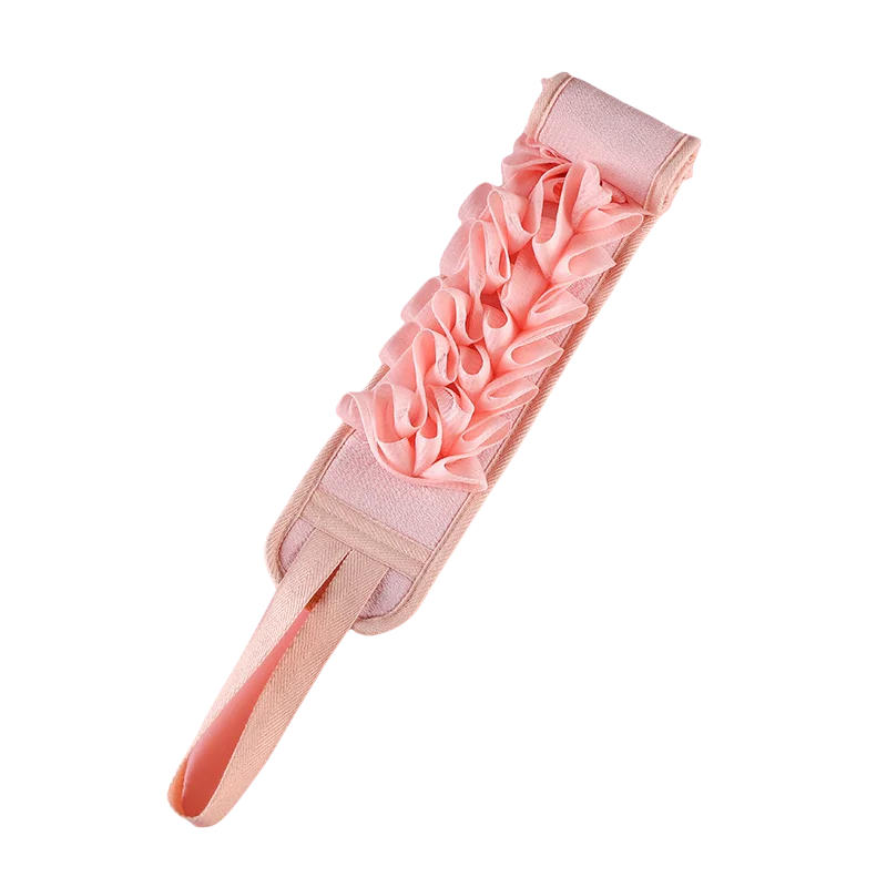 2-in-1 Pullback Towel Strong Rubbing Back Bath Towel Bath Bar Bath Flower Rubbing Mud Home Rubbing Bath Towel