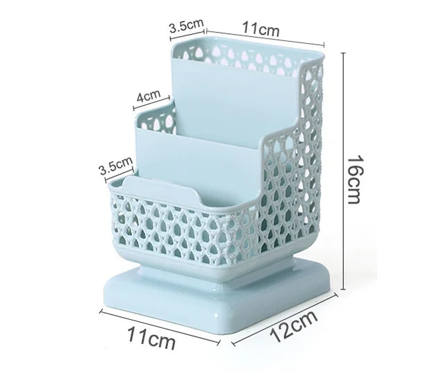 Stationery Desktop Organizer Storage Box for Pens Key Remote Control Jewelry Cosmetic Storage Home Office Stand Desktop Tidy