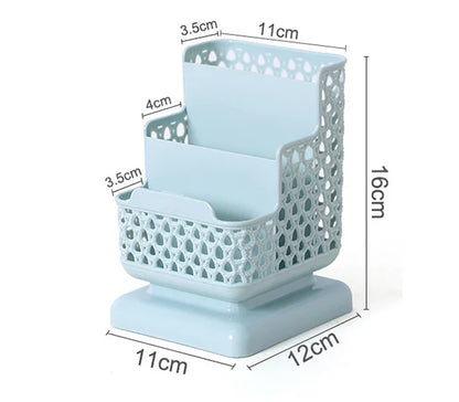 Stationery Desktop Organizer Storage Box for Pens Key Remote Control Jewelry Cosmetic Storage Home Office Stand Desktop Tidy