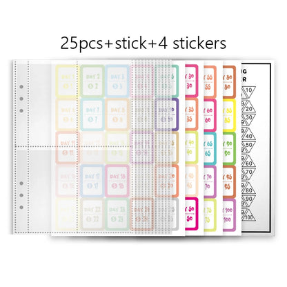 100 Envelope Cash Savings Challenge, Saving Challenge Envelop Book, Budget Envelope Financial Assistant, A5 Size Cash Binder