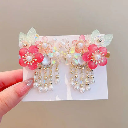 Children's Accessories Hanfu Headwear Chinese Style Hair Accessories Girls' Hair Clips Accessories Pair Clips