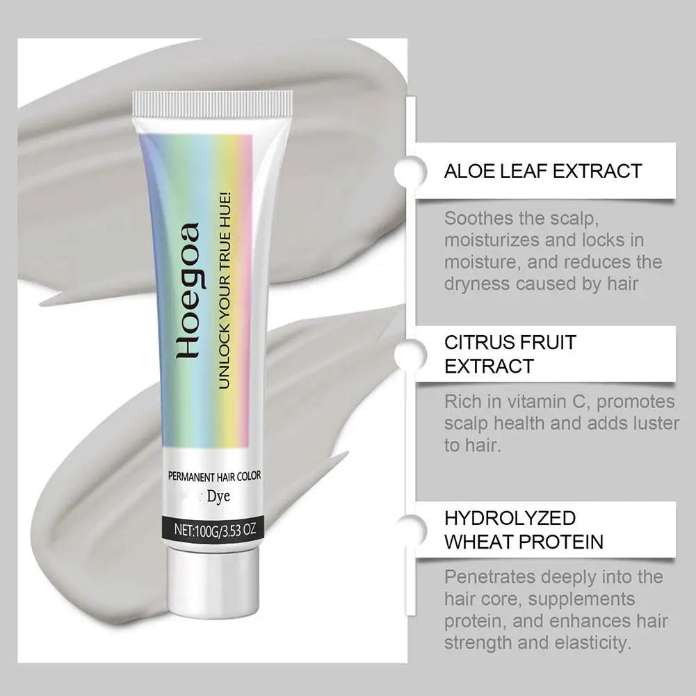 100g Hair Cream Locks In Color, Nourishing And Nourishing Hair Care Plant Extracts, Trendy Hair Color And Beauty Agents