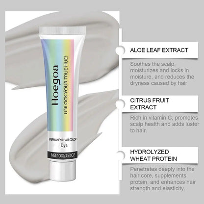 100g Hair Cream Locks In Color, Nourishing And Nourishing Hair Care Plant Extracts, Trendy Hair Color And Beauty Agents