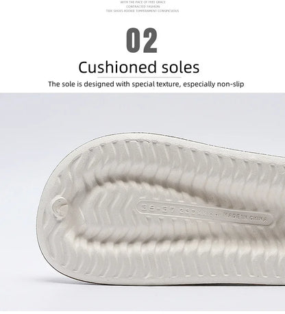 Platform Flip Flops for Women, Outdoor Beach Sandals 2025 Popular Design Non-slip Slippers Comfortable, Soft And Thick Sole