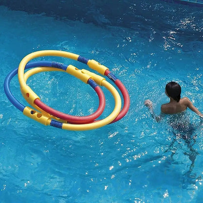 Swim Pool Accessories Swimming Pool Noodle Connectors Training Aids Swimming Stick Holed Swimming Stick 0-7 Holes