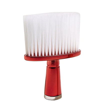 Hairdresser Uses A Brush To Beautify Hair, Nylon Soft Bristle Brush To Sweep Hair, Clean Hair, and Brush Hair Fragments. Home Ha