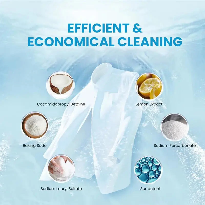 Detergent Sheets Laundry Detergent Tablets Eco-Friendly Laundry Sheets 30 Sheets Liquidless Laundry Sheets Detergent Laundry