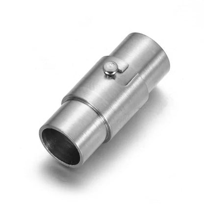 Stainless Steel 2-8mm Hole Strong Magnetic Clasp for Leather Cord with Safe Lock DIY Bracelet Jewelry Making Accessories