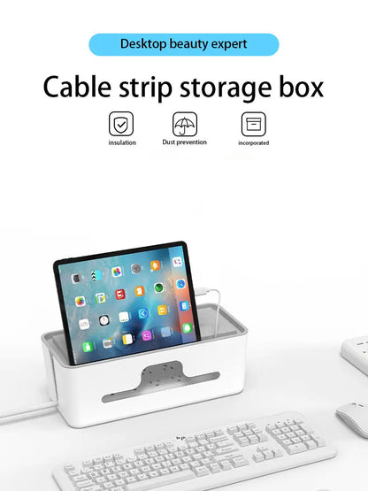 Household Socket Board Organizer Box, Multi-Functional Cable Management Box, Data Cable, Multi-Purpose Organizer And Finishing