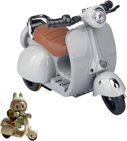 Labubu Accessories Labubu Have A Seat Toy - Labubu Scooter with LED Lights & Music Cute Desk Decor for Labubu Doll Collectors