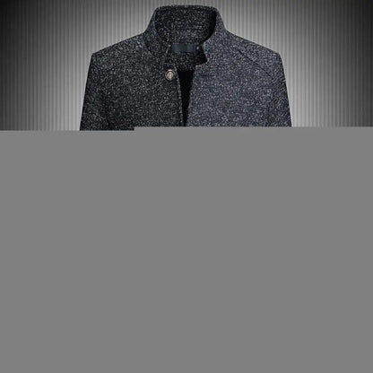 Men Suit Coat Luxury Men Business Casual Solid Color Suit Jacket Oversize Coats Male Stand Collar Single breasted Blazer