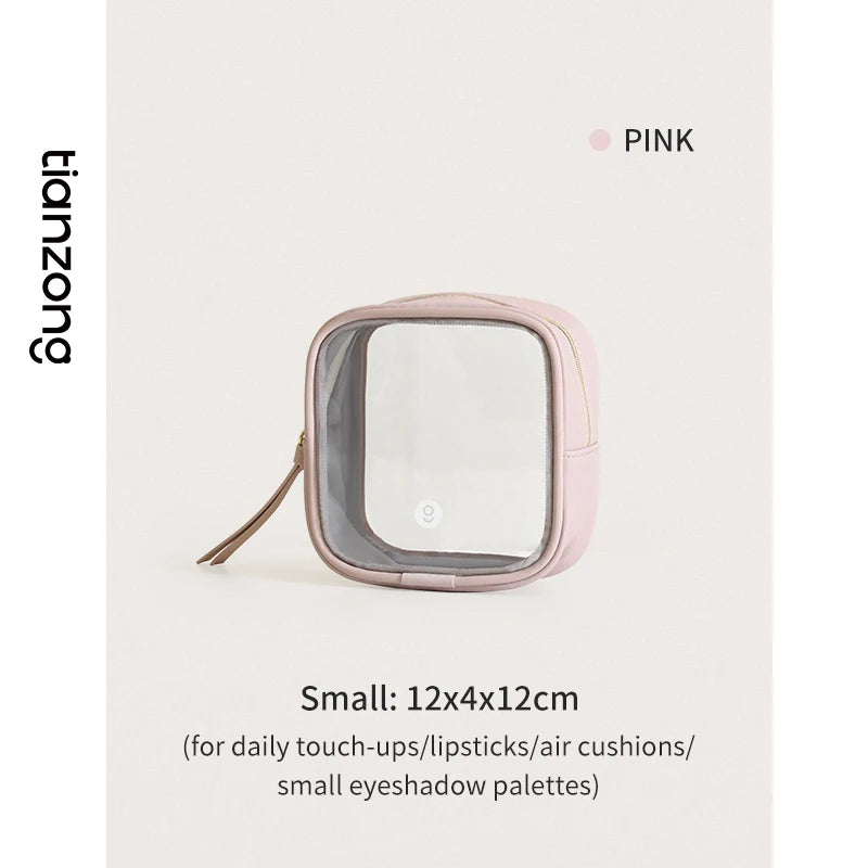 Tianzong Toiletry Bag Portable Travel Business Trip Cosmetics Cosmetics Bag Waterproof Transparent Cosmetic Bag