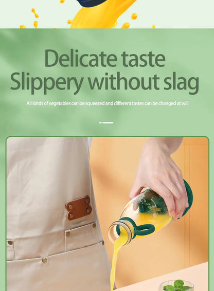 Portable Electric Juicer Cup 6 Blades USB Milkshake Blender Mini Fruit Milk Mixer Fresh Juice Sport Bottle for On-the-Go