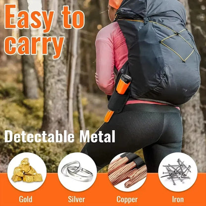 Metal Detector Professional Waterproof Handheld  Handheld  360° Scanning Unearthing Treasure Finder with High Sensitivity