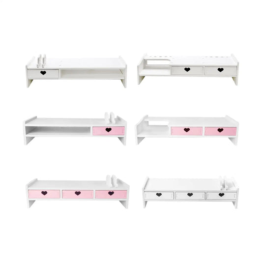 Monitor Stand Riser Computer Workstation Organizer Computer Heightened Shelf