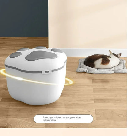 Pet Food Storag Container Dog Food Storage Container Cat Food Box Moisture-proof Seal with Measuring Cup Cat Dry Food Storage