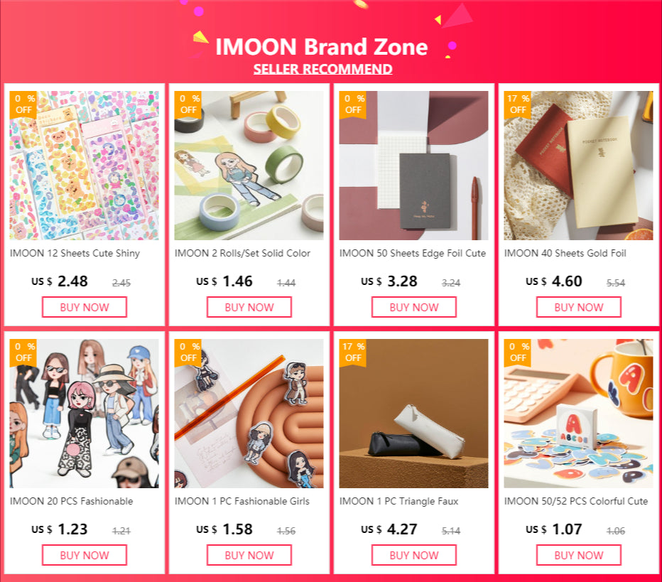 Mohamm 30 Sheets Cute Sticky Note Portable Memo Decoration Scrapbooking Paper Creative Stationary