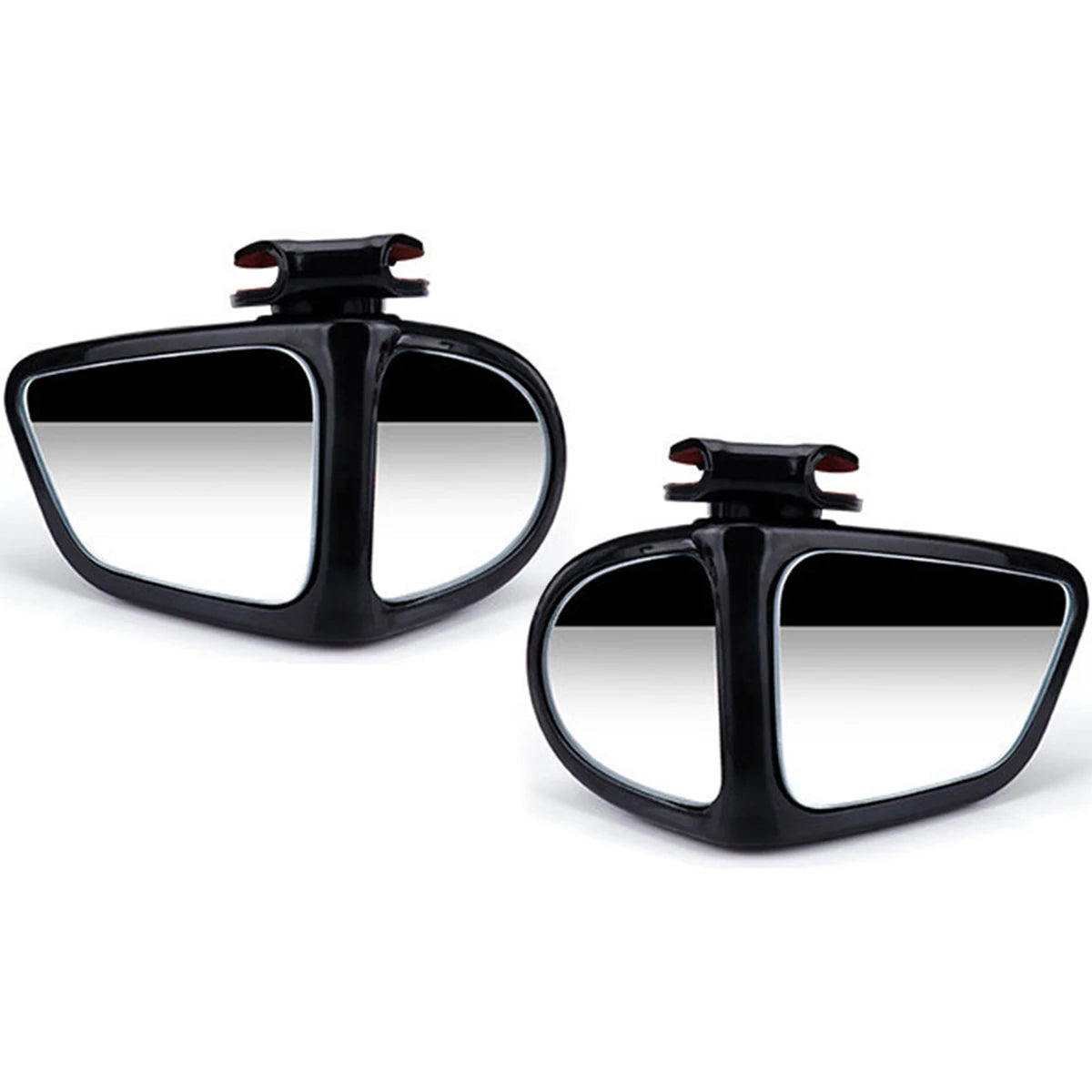 2Pcs 360 Degree Rotatable Side Car Blind Spot Convex Mirror Car Blind Spot Convex Mirror Rearview Parking Auto Exterior Mirror