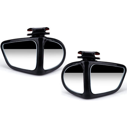 2Pcs 360 Degree Rotatable Side Car Blind Spot Convex Mirror Car Blind Spot Convex Mirror Rearview Parking Auto Exterior Mirror
