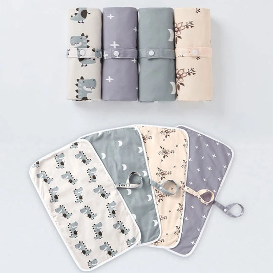 Foldable Waterproof Baby Diaper Changing Pad Portable Travel Newborn Diapers Pad Changing Table for Toddler Nappy Changing Mat