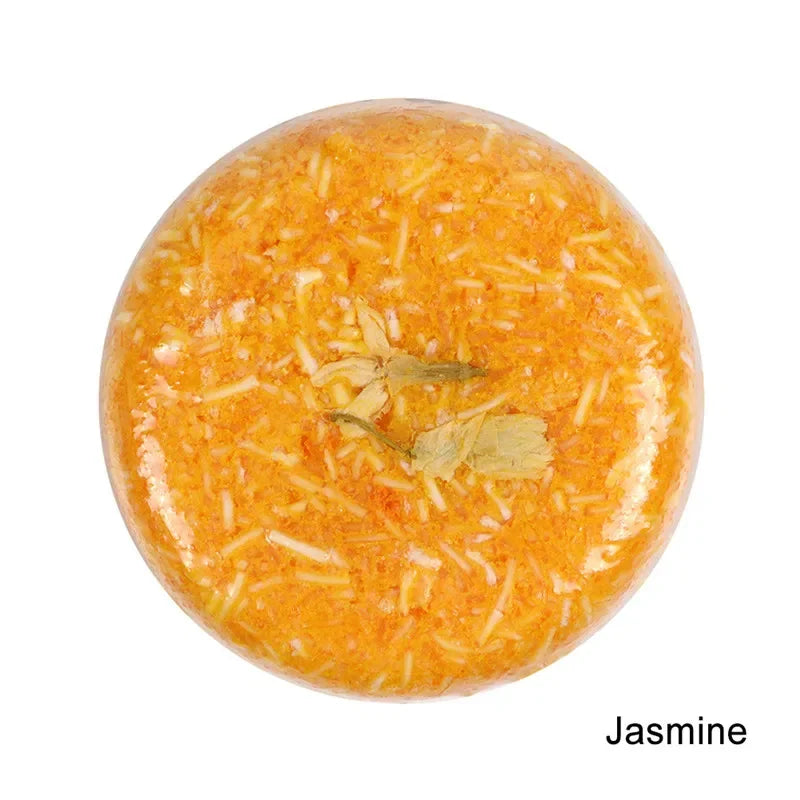 12 Colors 55g Handmade Hair Shampoo Soap Cold Processed Cinnamon Ginger Shampoo Bar 100% Pure Hair Shampoos Hair Care Tool