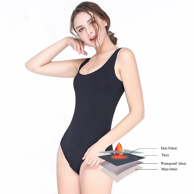 Menstrual Swimsuit Women 4 Layer Period Swimwear Leak Proof Beach Menstrual Bikini Menstrual Panties Teen Absorbent Swim Bottom