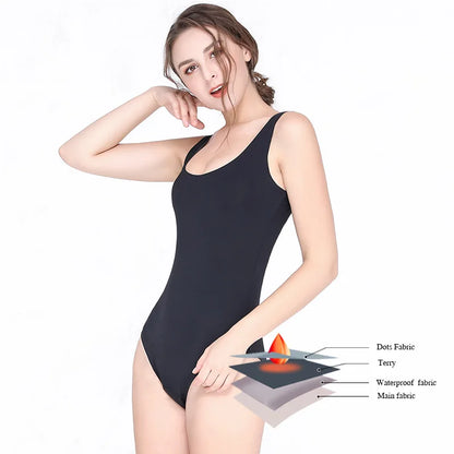 Menstrual Swimsuit Women 4 Layer Period Swimwear Leak Proof Beach Menstrual Bikini Menstrual Panties Teen Absorbent Swim Bottom
