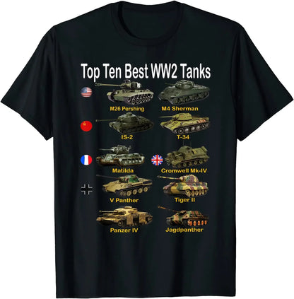 2024 WW2 German Sturmtiger Assault Tiger  Gun Panzer 100%cotton T-Shirt. Summer Mens T Shirt New SX-4XL