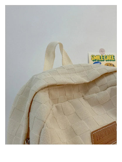 Gift pendant schoolbag, female high school student schoolbag, backpack, college student large-capacity and versatile backpack