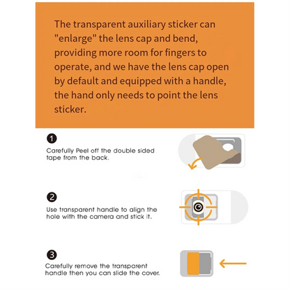 2Pcs Ultra Thin WebCam Cover Shutter Slider Camera Lens Cover Laptop Privacy Lens Cover for Macbook Laptops