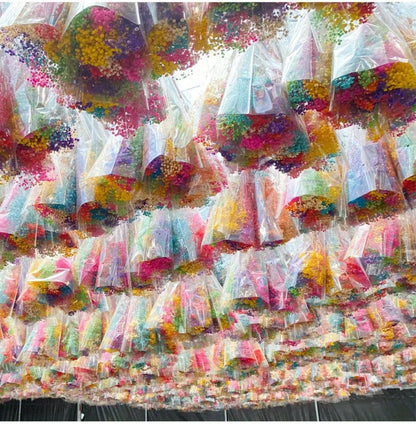 130g Natural Dried Preserved Flowers Babys Breath Home Decoration Natrual Gypsophila Wedding Decor Artificial Flower Photo Props