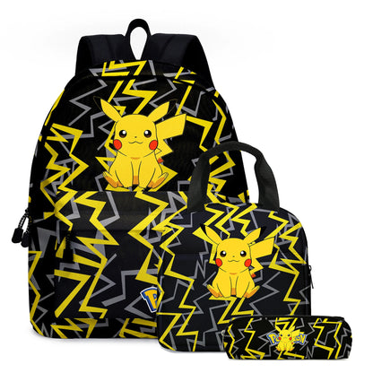 Pokemon Pikachu School Bags Backpacks Anime Kids Bags Kawaii Big Capacity Travel Bag Teenagers Schoolbag Girls Boys Rucksacks
