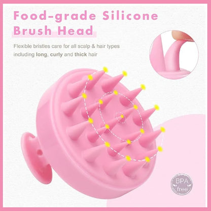 1PC head cleaning and massager dry wet scalp brush soft massage cushion airbag non-invasive scalp cleaning deep conditioning