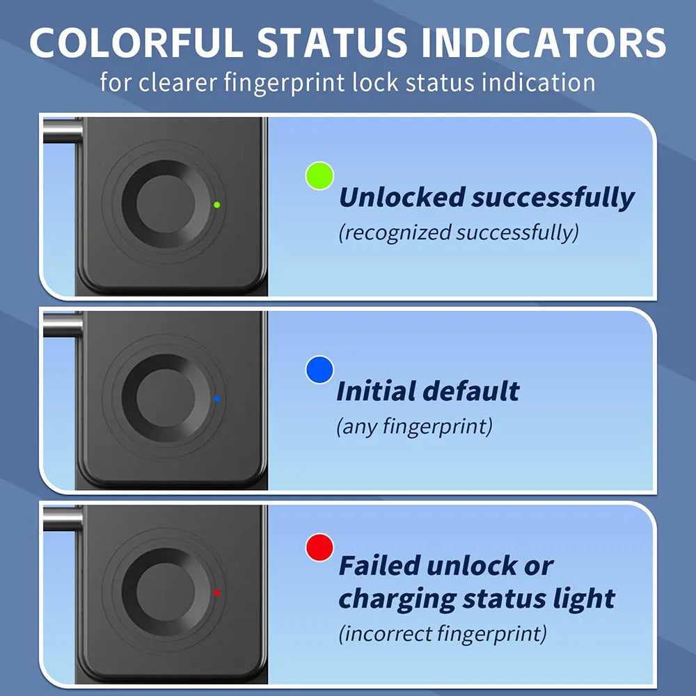 Rechargeable Fingerprint Lock Child Safety Lock Cabinet Fridge Drawer Door Lock Stainless Steel Cable Protection Home Security