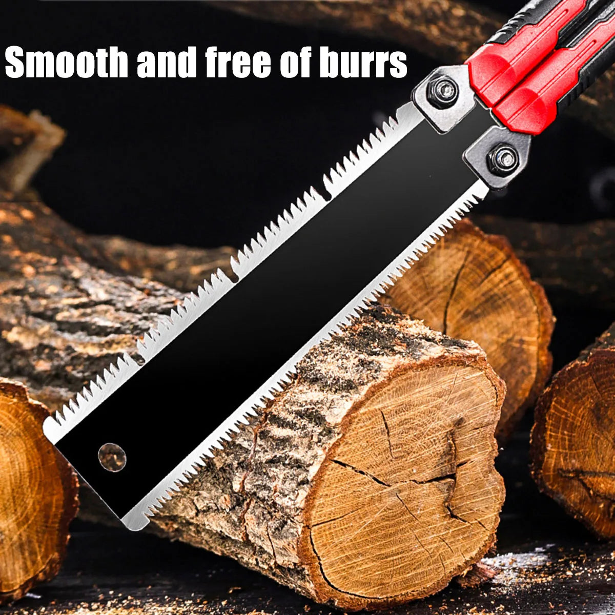 Saw Woodworking Hand Tools 14" Pocket Folding Saw SK5 Wood Saw,13/14TPI Double Edges Pull Saw Portable Camping Saw Flush Cut Saw