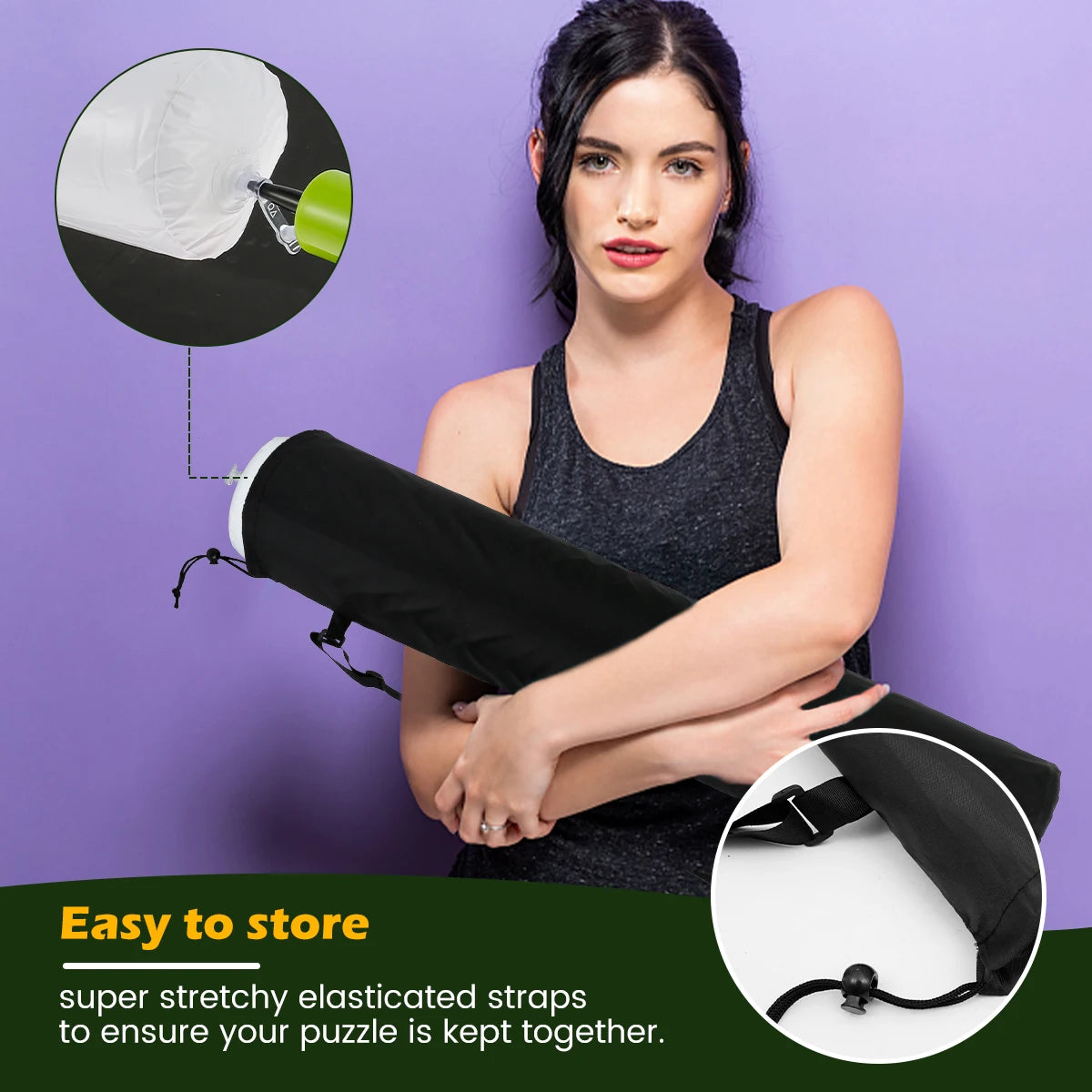 Puzzles Pad Felt Mat Up to 1500/2000/3000 Pieces Play Mat Puzzles Blanket Puzzle Accessories Easy to Use Roll Up Jigsaw