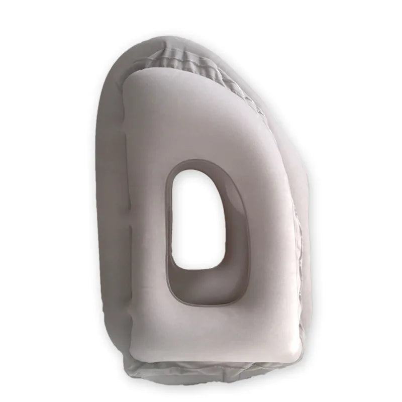 Inflatable Travel Pillow Portable Headrest Chin Support Cushion Airplane Train Office Car Rest Nap Pillow Creative Neck Pillow