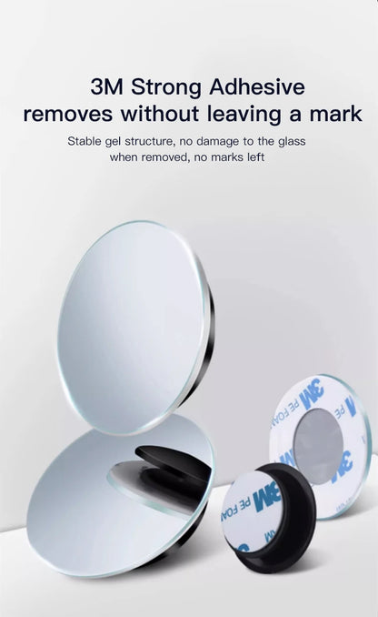 Car Rearview Mirror 360° Small Round Mirror Auto Accessories
