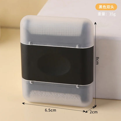 Two Head Manual Lint Remover Mini Pet Hair Ball Trimmer Sweater Clothes Fuzz Pellet Shaver Overcoat Dust Roller Cleaning Machine