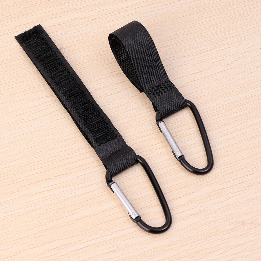 1-10Pcs Baby Stroller Hooks Clip Multifunctional Organizer Clasp Hook And Loop Baby Stroller Hanging Hook Storage Accessories