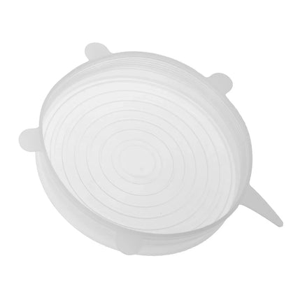 Fresh Cover Stretch Silicone Lids Heat Resistant Reusable Universal Fit for Bowl Pot Pan Microwave  Refrigerator  Storage  Leak