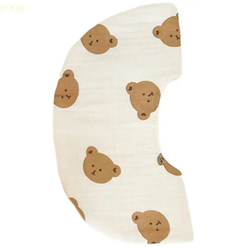 090B Baby Eating Bib for Newborns Comfortable Drooling Bib Saliva Towel Cartoon Print Waterproof Burp Cloth Shower Gift