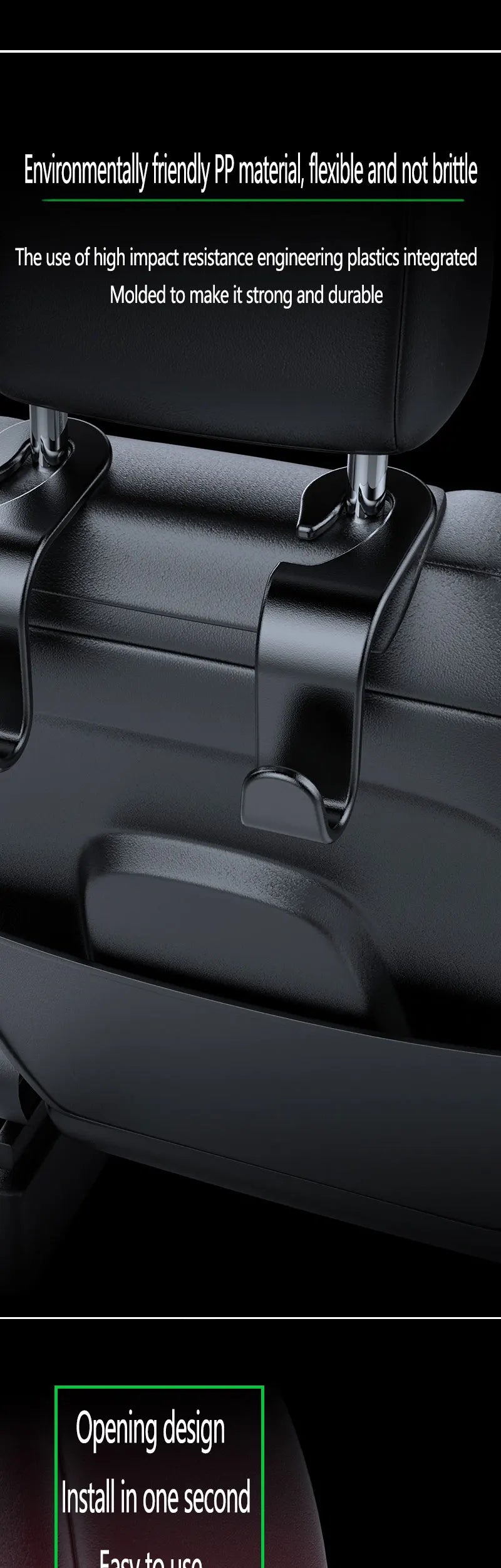 Seat Back Headrest Purse Hanging Hook Car Hanger Storage Baby Accessories Round Head Shape Car Hook