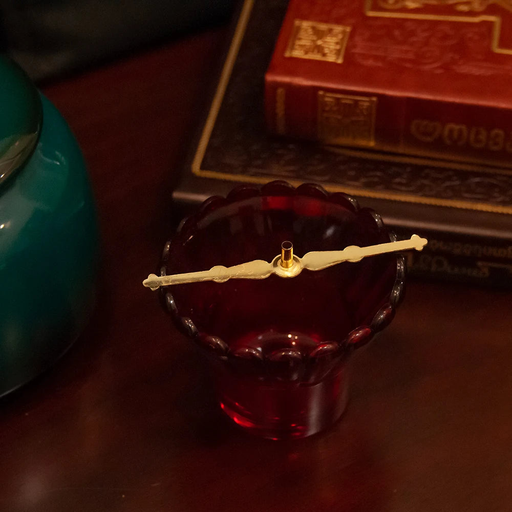 Orthodox Cross Candlestick Jesus Candlestick Zinc Alloy Candlestick Zinc Alloy Candlestick Glass Church Supplies Home Decoration