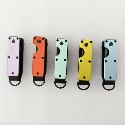 Key Organizer Compact Key Holder Metal Key Chain Minimalist key case key holder for keychain Secures 1-5 Keys