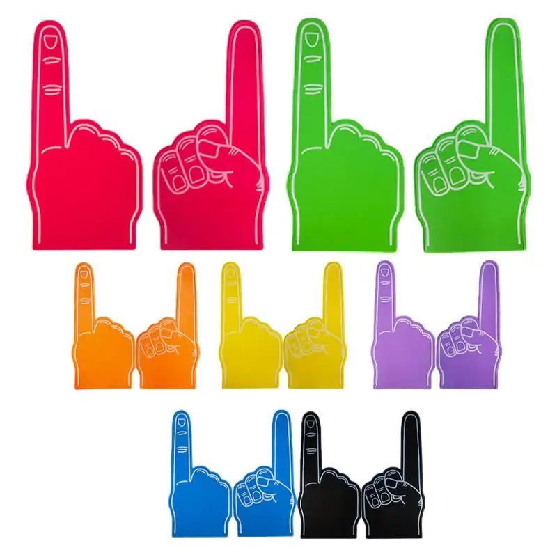 Foam Finger Universal Large Foam Hand Sports Cheerleading Props Sports Favors Cheering Palm Party Props Finger for Sports Events